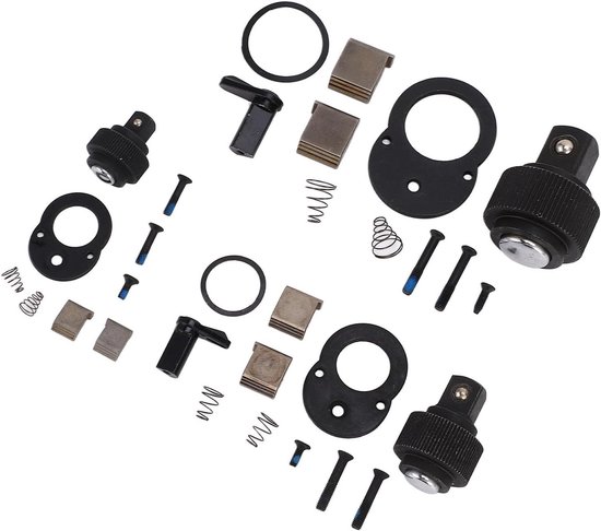 Allecto- Ratelreparatieset - Rateldopsleutelreparatieaccessoires - 72 Tanden - Dopsleutelreparatieset - Ratelsleutelonderdeelset, dop- en Dopsleutelsets - Geschikt voor professioneel gebruik - Zwart metaal. van Merkloos	