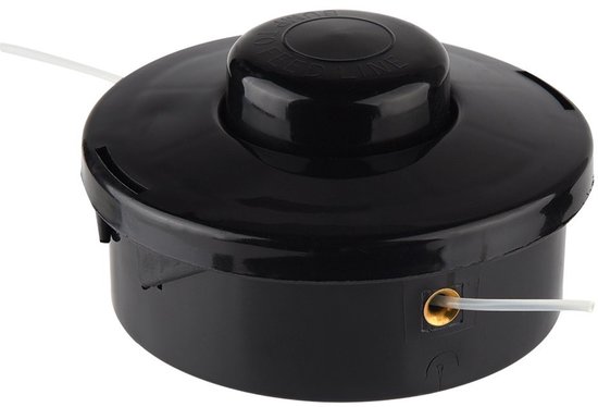 Allecto - Trimmerdraad - Multifunctionele draadkop - Zwart - Automatische tip - Geschikt voor benzinegrasmaaiers - Diameter 110 mm van Merkloos	