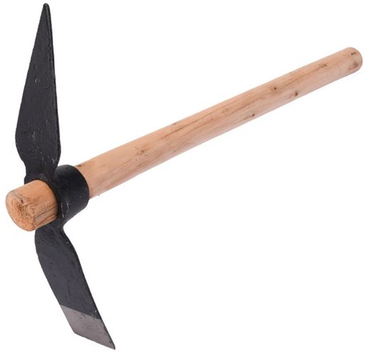 Allecto - Tuinhak Pick Axe - Multifunctioneel Handgereedschap - Stabiel en Lichtgewicht - Voor Tuinieren - Ideaal voor Graven en Wieden van Merkloos	