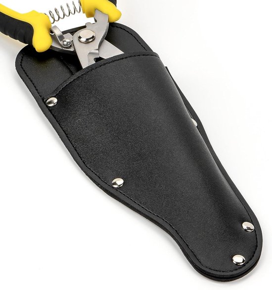 Allecto - Tuinschaar - Snoeischaar - Beschermhoes - Ophangen - Tuin - Geschikt voor Snoeien - Zwart Tuinschaar Tas, PU Leren Tuinschaar Beschermhoes, Snoeischaar Holster voor het Ophangen van Snoeischaar voor Tuin Snoeischaar Tang Schaar. van Merkloos	