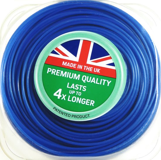 ALM trimmerdraad - 1,5 mm x 30 meter - maaidraad voor grastrimmer en bosmaaier - trimdraad - trimmer strimmerdraad - draad kantenmaaier - 1.5 - 1,5mm van Merkloos	