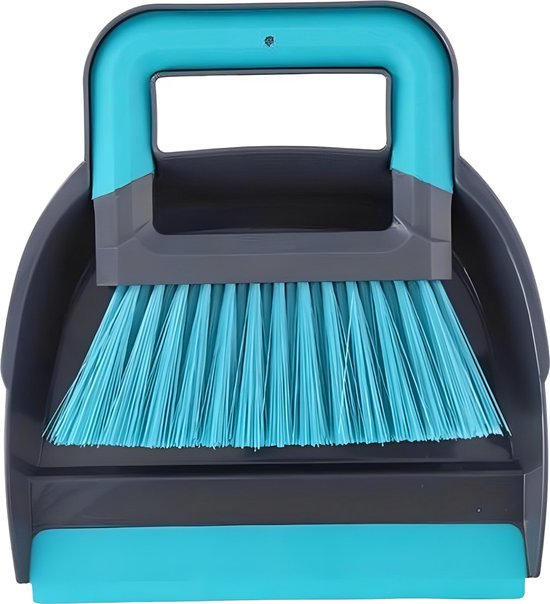 Alpina Stoffer En Blik 19 X 21,5 Cm - Blauw van Merkloos	