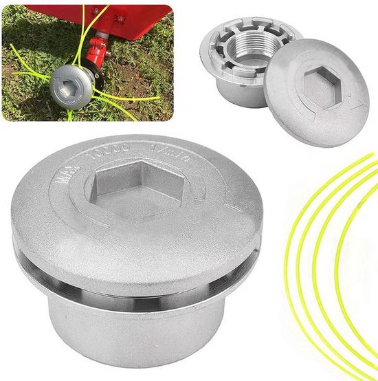 Aluminium grastrimmerkop, gras Maaikop, gebruikt ter vervanging van de spoel van grasmaaieronderdelen