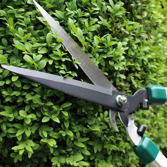 Aluminium heggenschaar met takkensnijder - professionele kwaliteit 358332 van Merkloos	