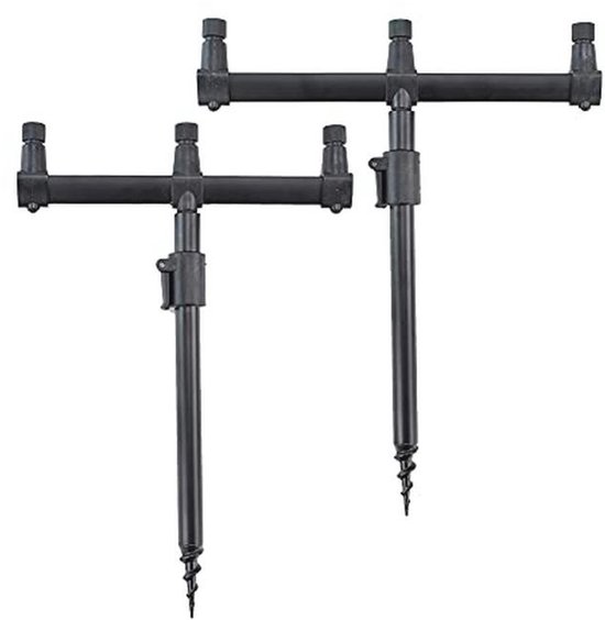 Aluminium Hengel Pod Set voor 3 Hengels met Banksticks en Buzz Bars van SOLA.