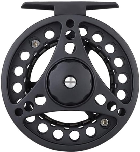 Aluminum Alloy Vliegvisreel - Vliegrollen voor Links en Rechts Hand - Rivier Meer Zee Stilstaand Vissen - Maat #7/8, 5/6, 3/4 (Zwart/Zilver) van Merkloos	