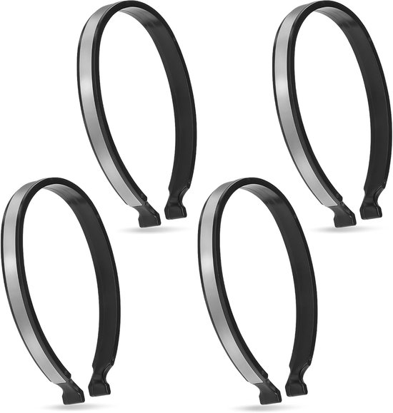 AOZUO Pack of 4 Reflectors, Pants Clips, Elastic Pants Clips for Cyclists, Reflective Pants Protection, Bicycle Clamp for Ankle Straps for Night Men and Women van AOZUO