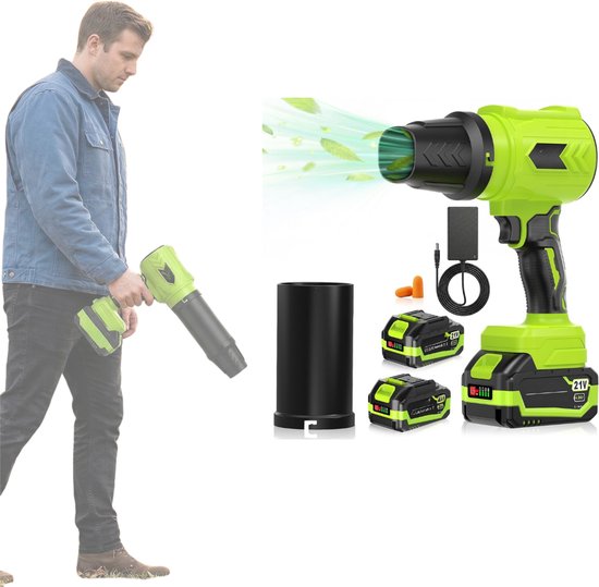 ApexArte® Draadloze Bladblazer - Accu Blazer - Tuin Schoonmaken