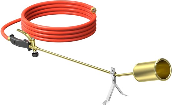 ApexArte® Onkruidbrander - Brander voor Onkruid - Onkruidverdelger - Rood