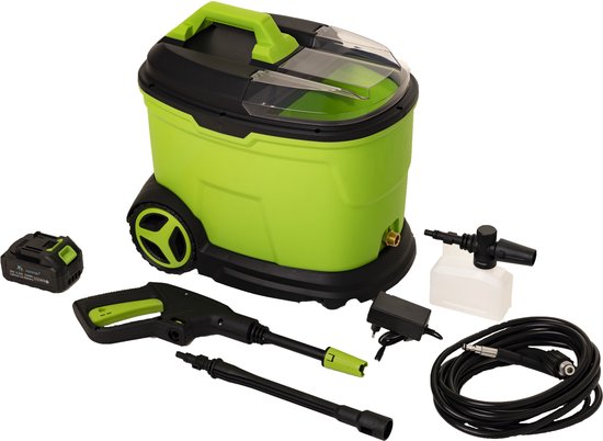 Aqua2go Evo GD850 hogedrukreiniger op accu - 60 bar - oplaadbaar van Aqua2go