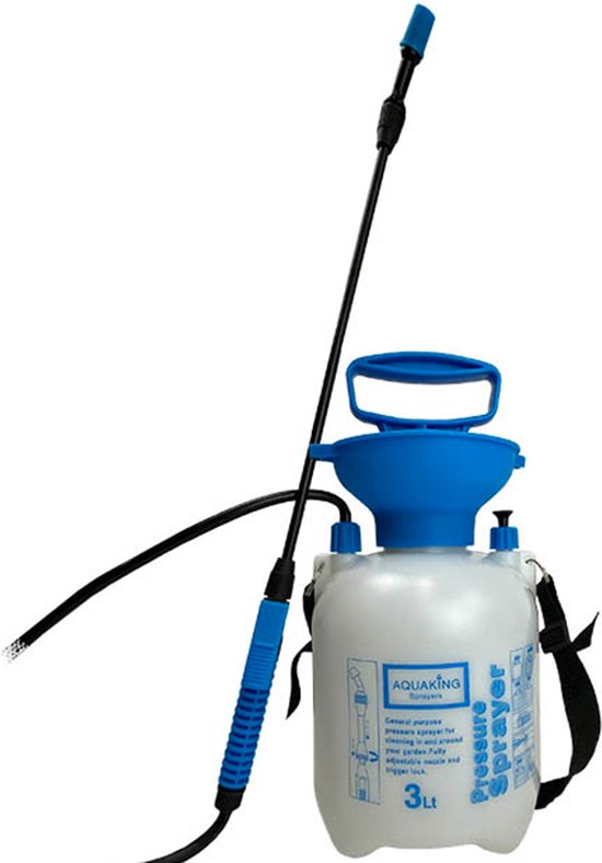 Aquaking Drukspuit 3 Liter - Tuin - Planten - Tuinsproeier - Plantenspuit - Sproeier - Sproeier Tuin van Merkloos	