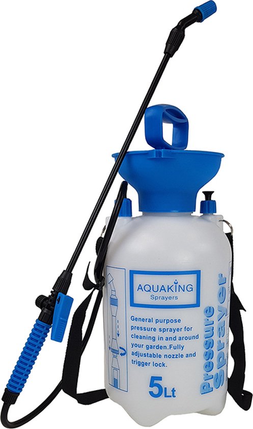 Aquaking Drukspuit 5 Liter - Tuin - Planten - Tuinsproeier - Plantenspuit - Sproeier - Sproeier Tuin van Merkloos	