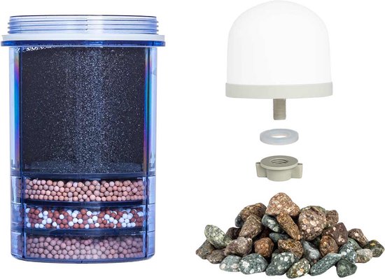 Aqualine 5 complete set filters met stenen - pH-neutraal van Aqualine