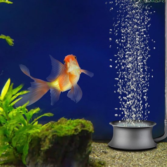 Aquarium Nano-luchtstenen - Nano-bubbler - Hoog opgeloste zuurstofbeluchtingssteen - Ultrastil voor aquarium en hydrocultuur van Pawfly