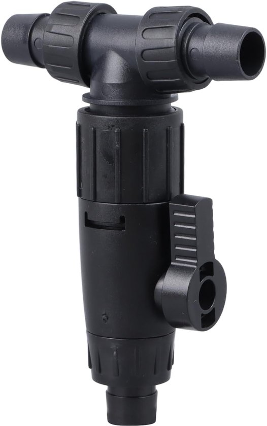 Aquarium Water Change Valve, 3 Way Water Flow Control Valve, Aquarium Faucet Nozzles Connectors for 12/16 Mm Hose, Portable and Durable van Merkloos	