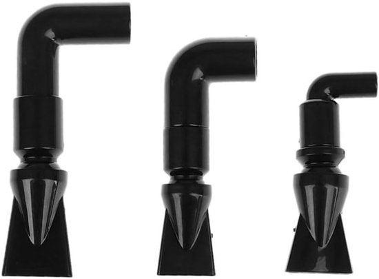 Aquariumpomp - eendensnavelmondstuk - 3 stuks - 360° draaibare wateruitloop - buispomp - waterterugloop-uitlaat mondstuk voor zoet water en zout water van Lazylace