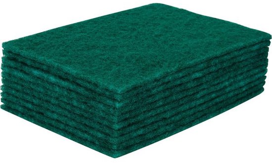 Arco Contract Schuurspons Groen – 23 × 14 cm – Professionele Schuurspons – Voor Servies, Pannen en Keukenreiniging – 100 Stuks
