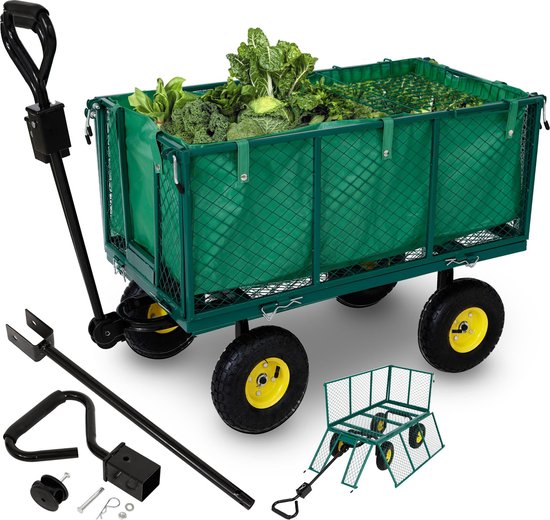 AREBOS Tuinwagen 550kg - Bolderkar - Tuinkar - Bolderwagen - Bolderkar Opvouwbaar van Merkloos	