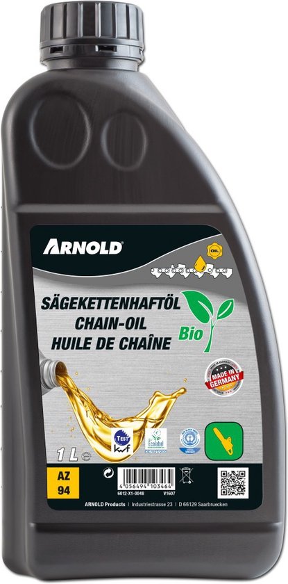 Arnold Bio Kettingzaagolie 1 Liter van Merkloos	