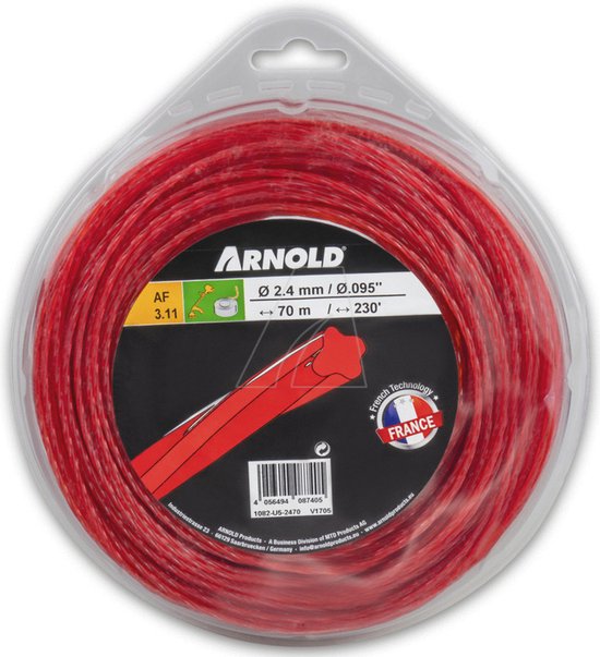 Arnold Trimmerdraad Af3.11 - 2.4mm Gedraaid - Maaiaccessoires van Arnold