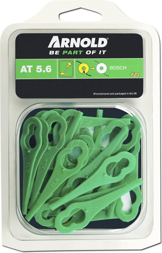 Arnold Trimmermesjes At5.6 Bosch - Maaiaccessoires - 20 stuks van Arnold