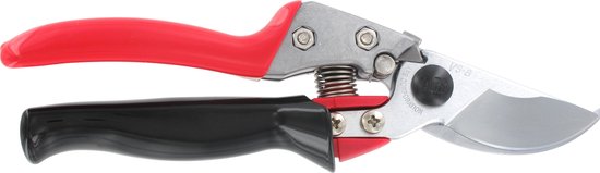 ARS Ergonomische Snoeischaar - Roterend Handvat - Gehard Verchroomd Staal - 200 mm - Rood/zwart van ARS