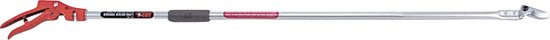 ARS Langarm Snoeischaar - Lichtgewicht Aluminium - Gehard Verchroomd Staal - Roteerbaar Handvat - 1200 mm - Rood van ARS