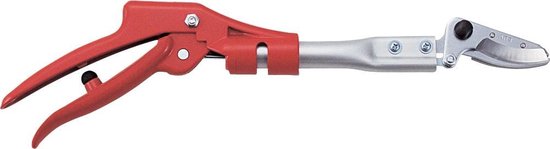 ARS Langarm Snoeischaar - Lichtgewicht Aluminium - Roestbestendig Staal - Roteerbaar Handvat - 350 mm - Rood van ARS