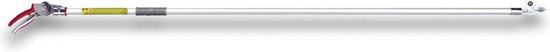 ARS Langarm Snoeischaar - Lichtgewicht Aluminium - Roestvrij Staal - Roteerbaar Handvat - 2146 mm - Rood van ARS