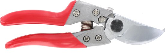 ARS Lichtgewicht Snoeischaar - Ergonomisch Ontwerp - Gehard Verchroomd Staal - 180 mm - Rood van ARS