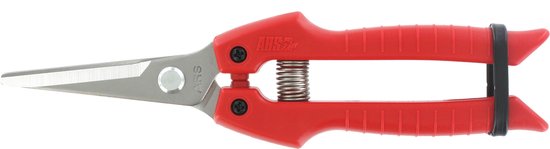 ARS Oogstschaar - Roestvrij Staal - Rood - 180 mm van ARS