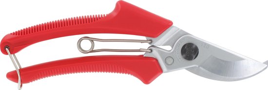 ARS Snoeischaar - Lichtgewicht - Antislip Handgreep - Gehard Verchroomd Staal - 195 mm - Rood van ARS