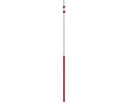 ARS Uitschuifbare Telescoopsteel - 2180-5610 mm - Lichtgewicht Aluminium - Antislip Greep - Rood/grijs van ARS