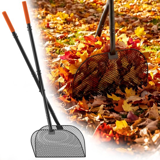 Arvioo‑bladhark‑105cm‑ijzer‑tuingereedschap‑voor‑bladeren‑en‑gras