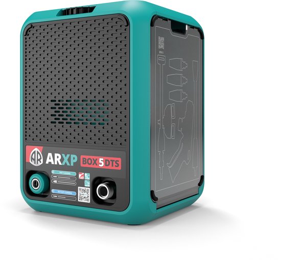 ARXP BOX5 160DTS - Dualtech Technology System - Max. 160 bar Druk - 2x Waterdebiet voor Snellere Resultaten - Compact en Duurzaam Ontwerp - Inclusief Accessoires - Zwart van Merkloos	