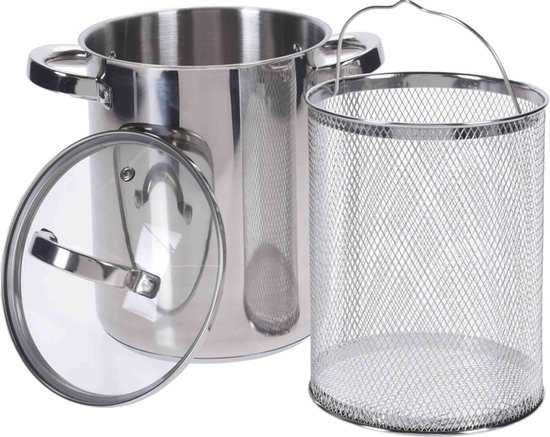 Aspergepan met glazen deksel - 4.2 liter van BSK