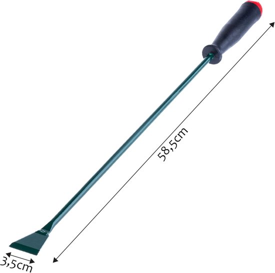 Aspergesteker Staal - Onkruidsteker Tuin - Onkruid Verwijderen - Ergonomische Kunststof Handgreep - 585 cm Lengte