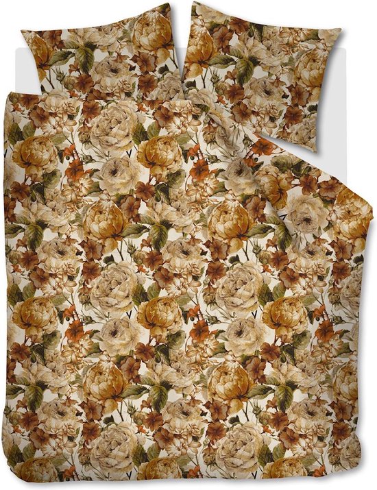 At Home by BeddingHouse Decorate dekbedovertrek - Tweepersoons - 200x200/220 - Oker van Merkloos	