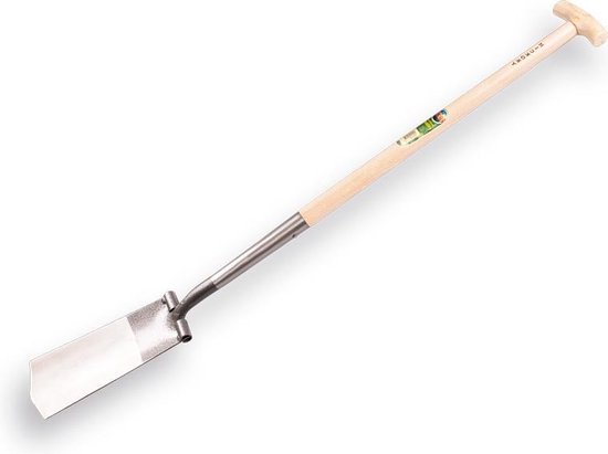 Atlas Kabelspade Diamant gepolijst met opstap en 80 cm T-steel.