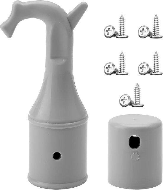 Attic Hooks - Vloer Trappen - Reserve Onderdelen - Dakraam - Handvat Haakjes - Dakraam Stang voor Openen - Lichtkoepel Raam - met 10 Schroeven van Merkloos	