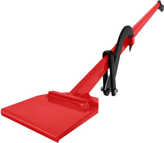Aufun Professionele Valkrik Voor Het Vellen van Bomen 130cm Gesmede Kantheffer Met Omkeerbare Haak, Ergonomisch Max. Belasting 250kg, Stamkeerder Stamheffer (Rood) van Aufun