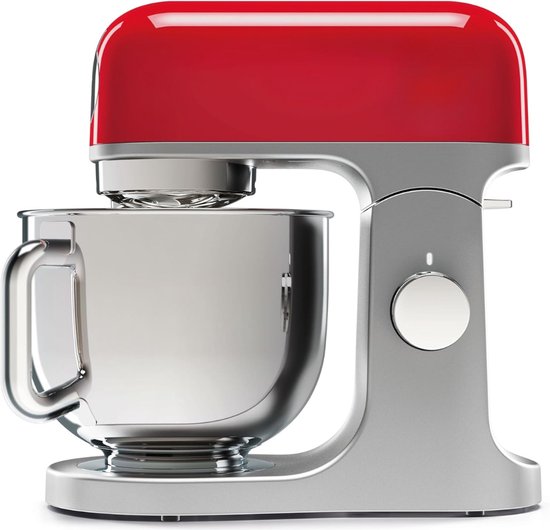 Aura® Mixer met Mengkom - Keukenmachine - Kneedmachine- Rood- 39cm x 24cm x 36cm van Aura®