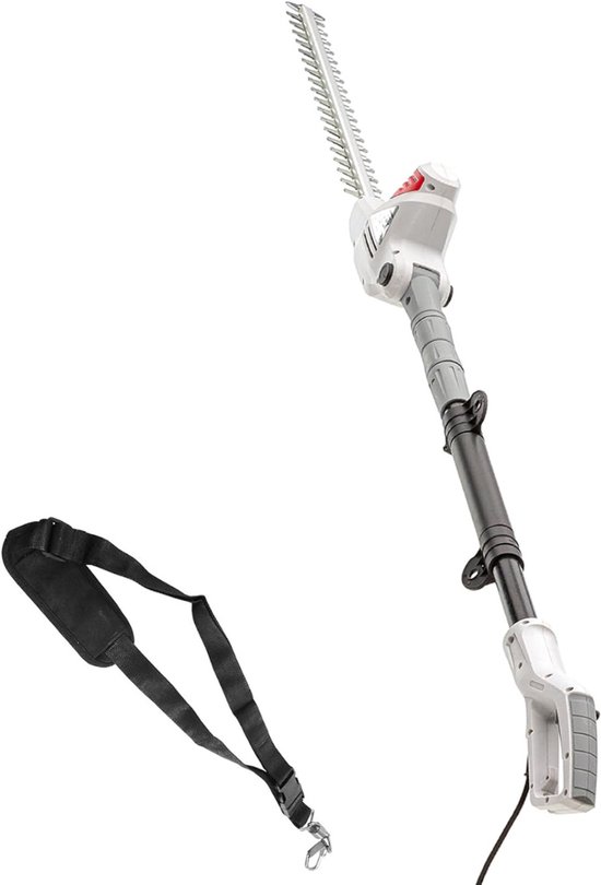 Aurixi® Heggenschaar Telescopisch - Grijs - 241cm x 10cm x 19cm van Merkloos	