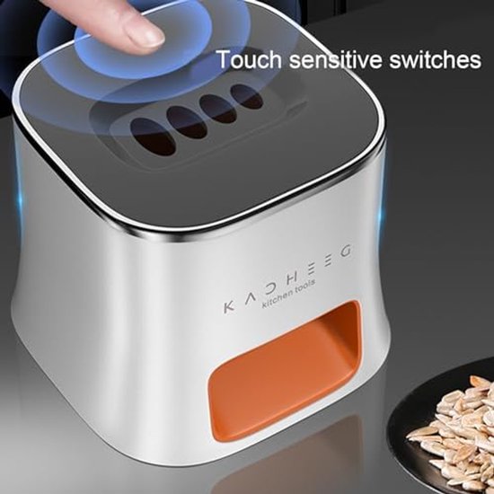 Automatic Melon Seed Peeler Machine, USB Automatic Melon Seeds Peeler Opening Tool Sunflower Seeds Peeler Sunflower Nut Separator for Nut Melon Seed van Merkloos	