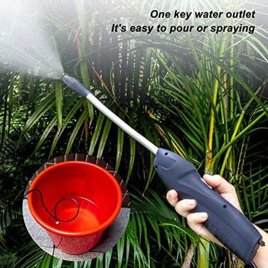 Automatische Elektrische Spuit - Buigbare Watering - Lithium Oplaadbare Water Sprinkler - 500mA Voor Tuin - Gras - Onkruid - Planten van Merkloos	