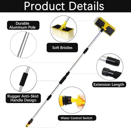 Autowasborstel – Auto Wasborstel – Cleansystem Borstel - auto verzorging