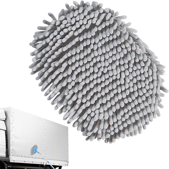 Autowasborstel Telescopisch - Lange steel borstel - Auto reinigen - Verstelbare lengte - 4089 cm van Merkloos	