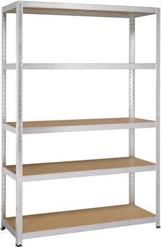 Avasco Opbergrek XL Strong - 120cm breed - 1325 kg draagkracht - 265 kg draagkracht per plank - monteren zonder schroeven van Avasco