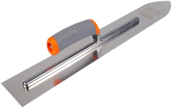 AWTOOLS AW302162 - Metaal Troffel - Roestvrijstaal - 500mm - Ergonomisch Houten Handgreep van Merkloos	