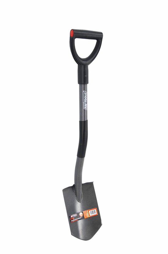 Awtools Black Line - Metaalschep - Ergonomische T-Handgreep - Zwart van Merkloos	